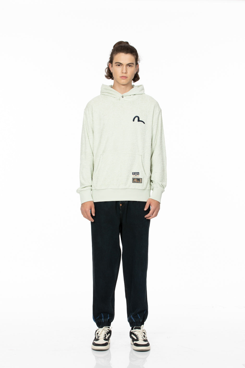OVERDYE DAICOCK WIDE-LEG DENIM JOGGERS - 6
