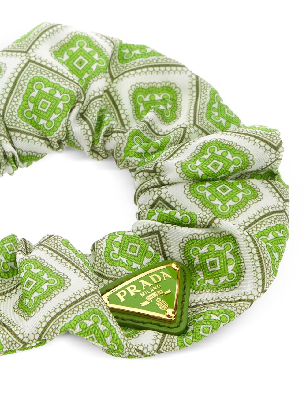 printed twill scrunchie - 2