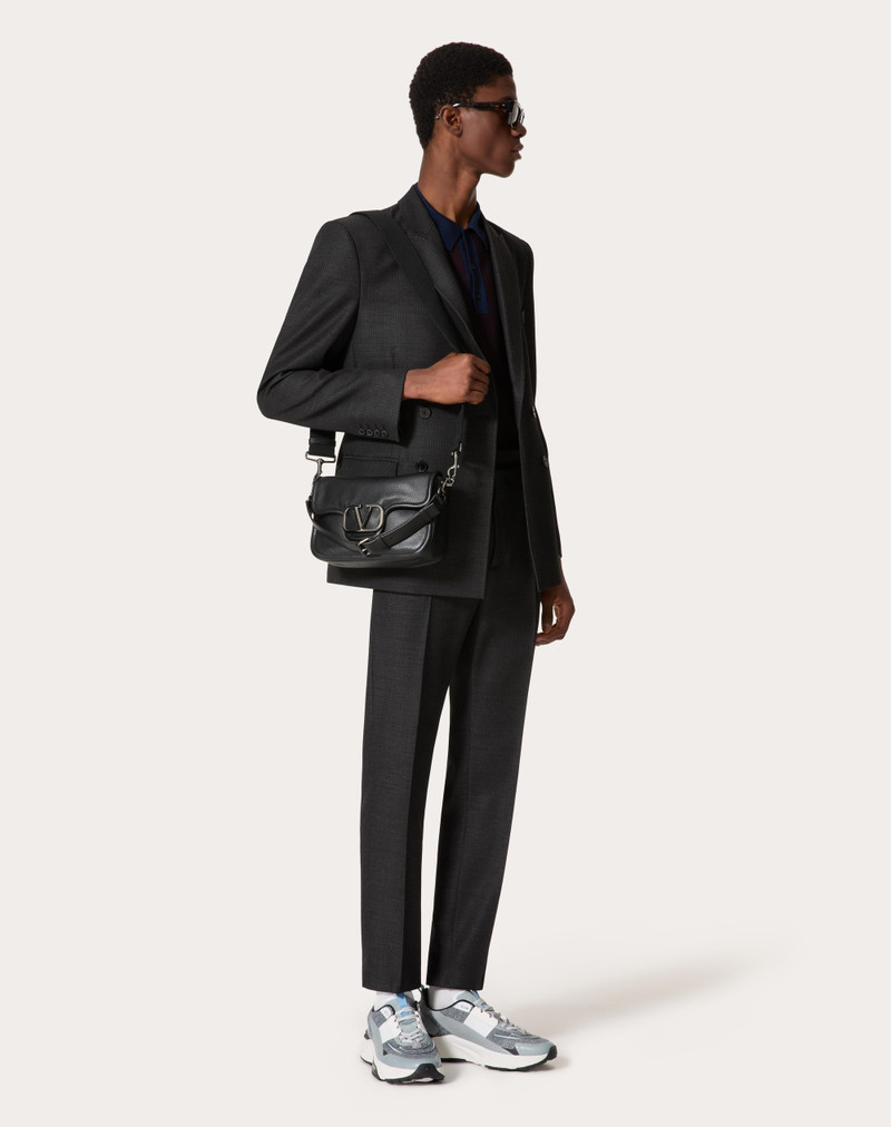 VALENTINO GARAVANI ALLTIME GRAINY CALFSKIN SHOULDER BAG 2