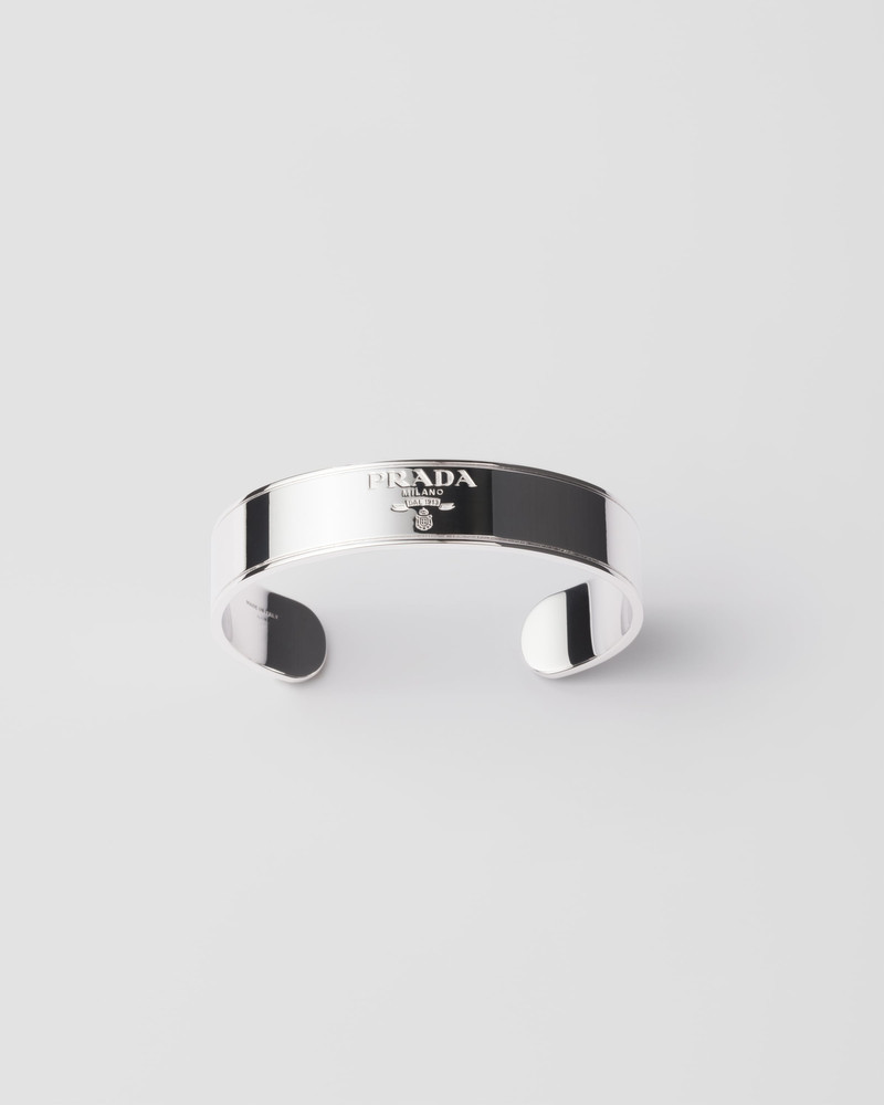 Prada Logo Jewels cuff bracelet outlook