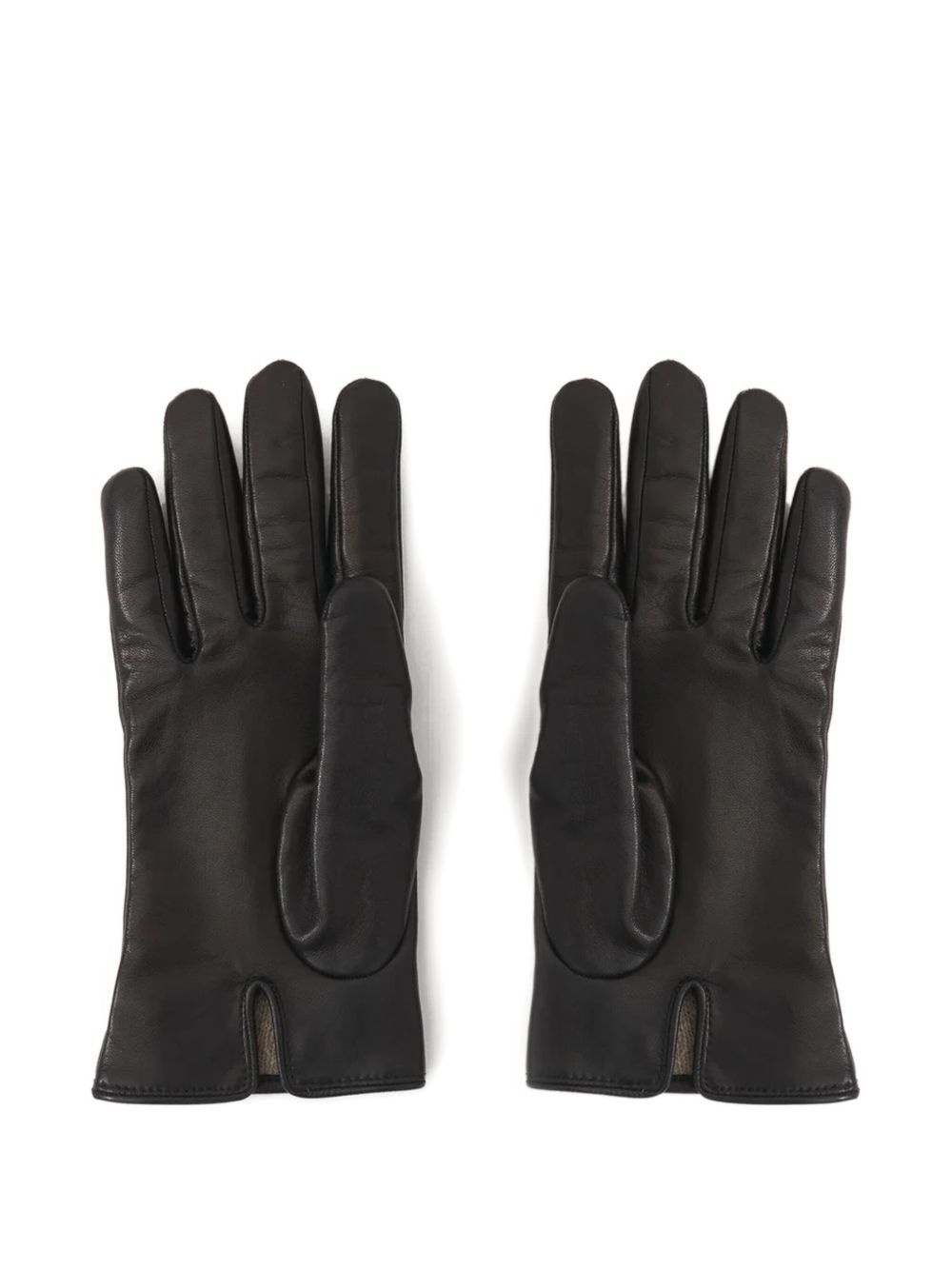 Iconic logo lambskin gloves - 2