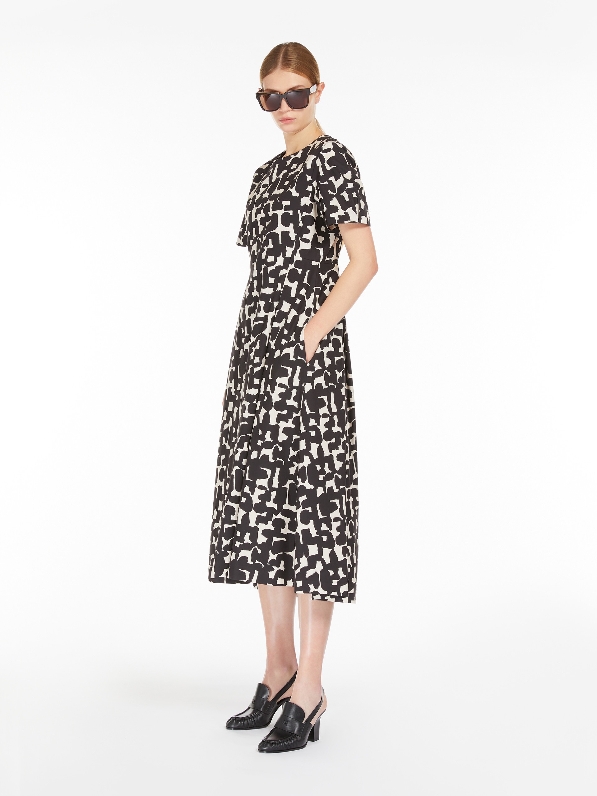 CALLAS Printed cotton midi dress - 2