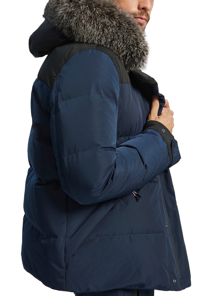 Ski puffer jacket with fox fur hood - 6