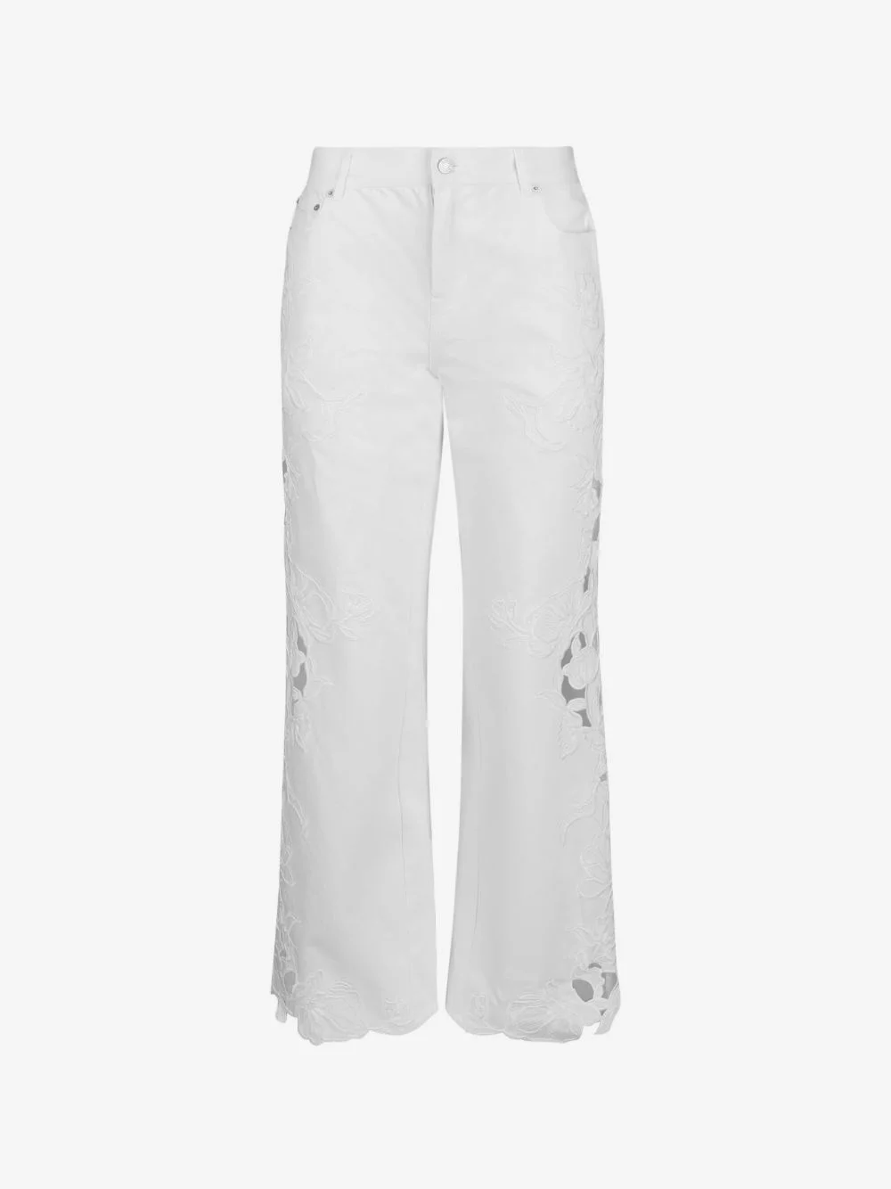 Porter embroidered jeans - 1