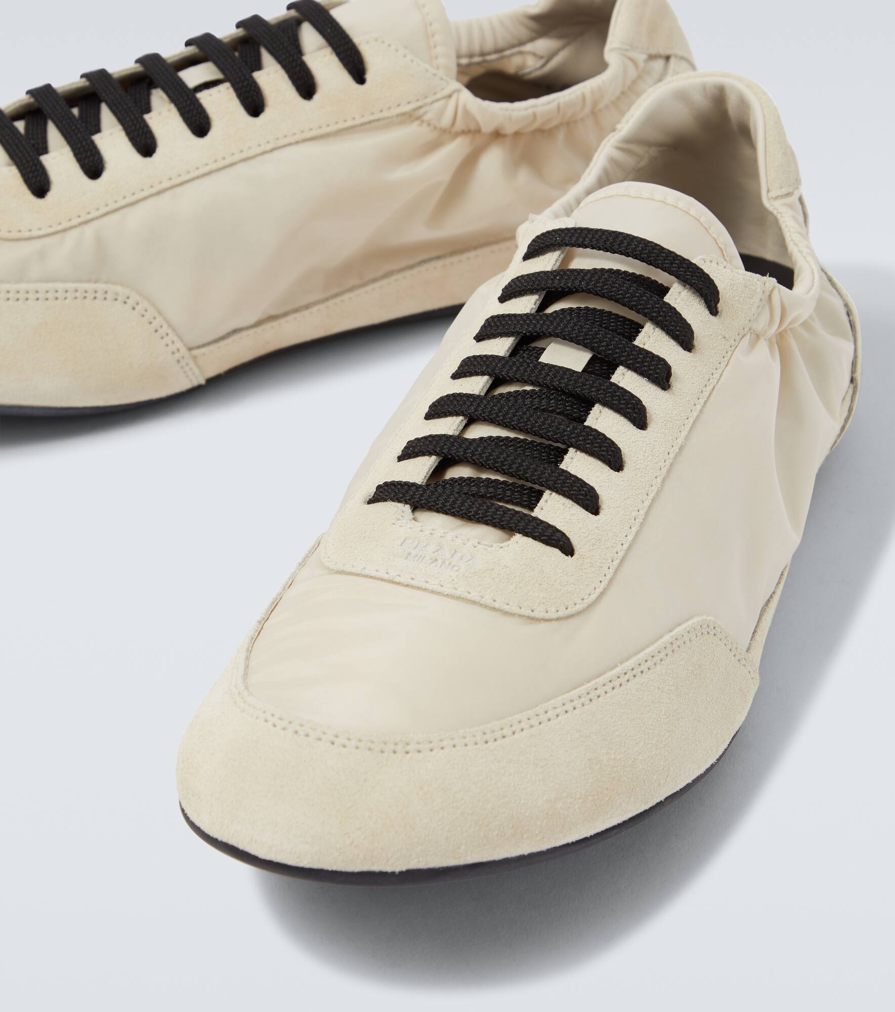 Collapse Re-Nylon and suede sneakers - 3
