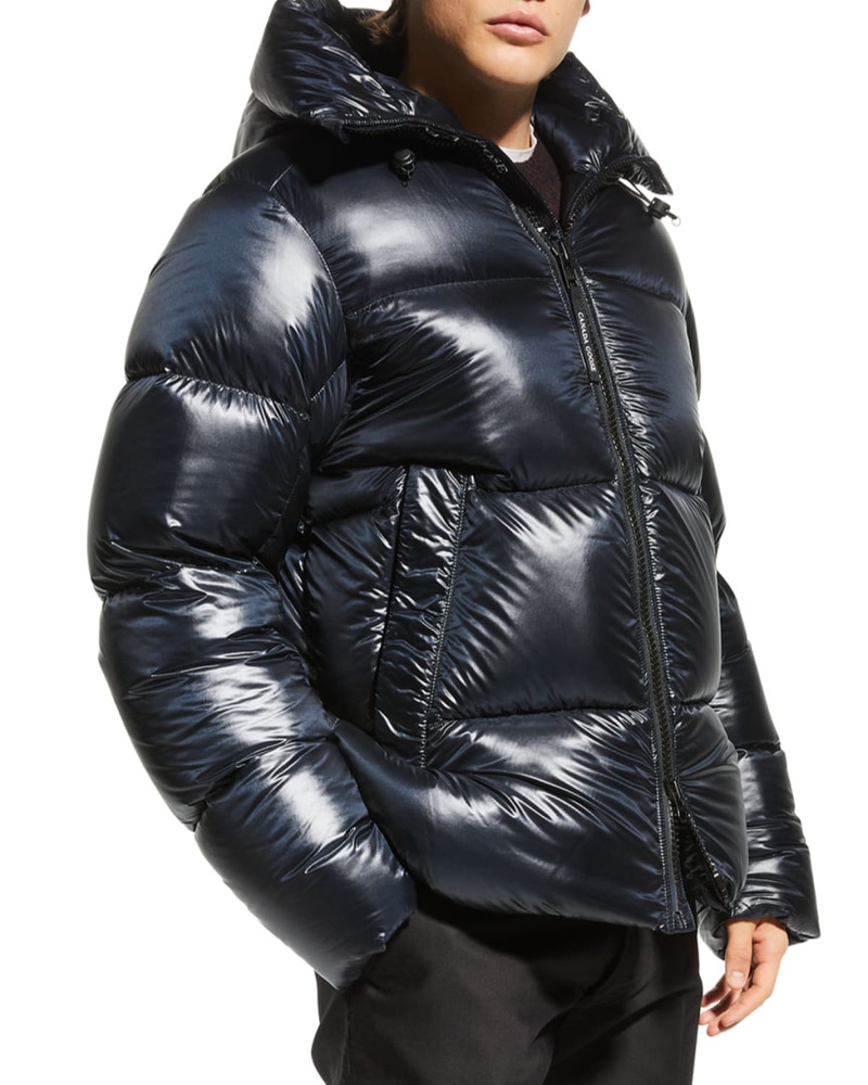 Men's Crofton Black Disc Puffer Jacket 5