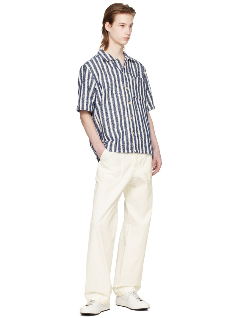 SUNFLOWER White Twist Work Trousers outlook