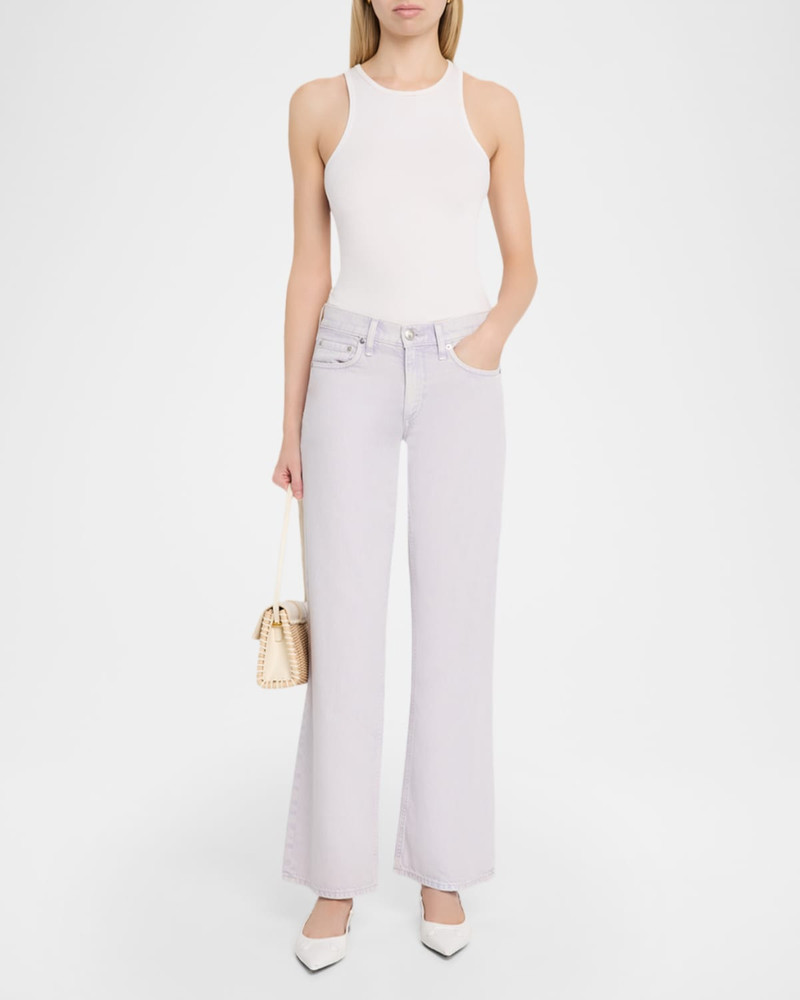 rag & bone Featherweight Cam Relaxed Straight Jeans outlook
