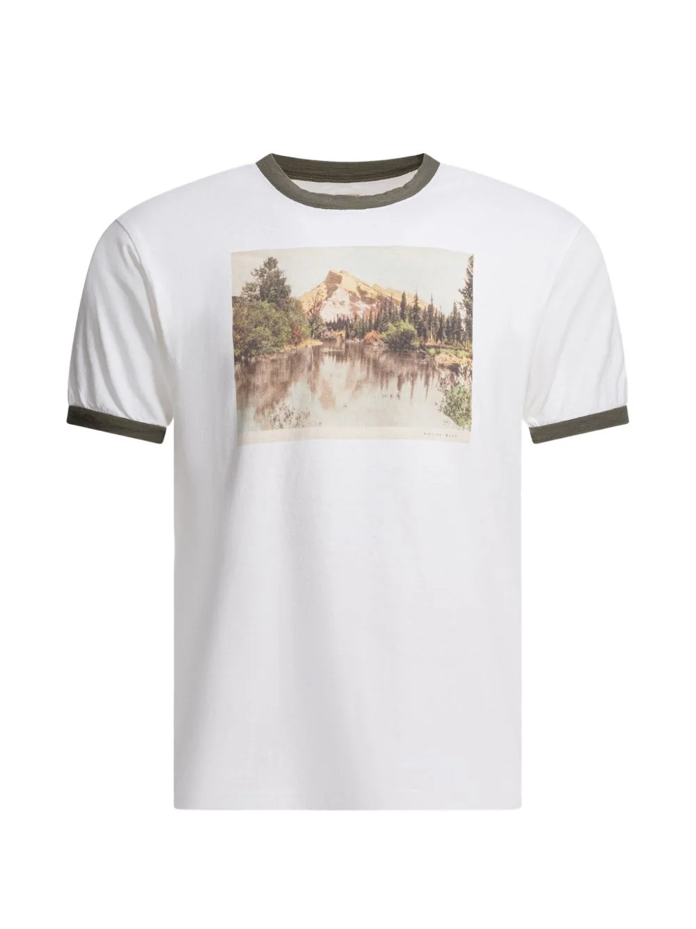 ringer graphic T-shirt - 1