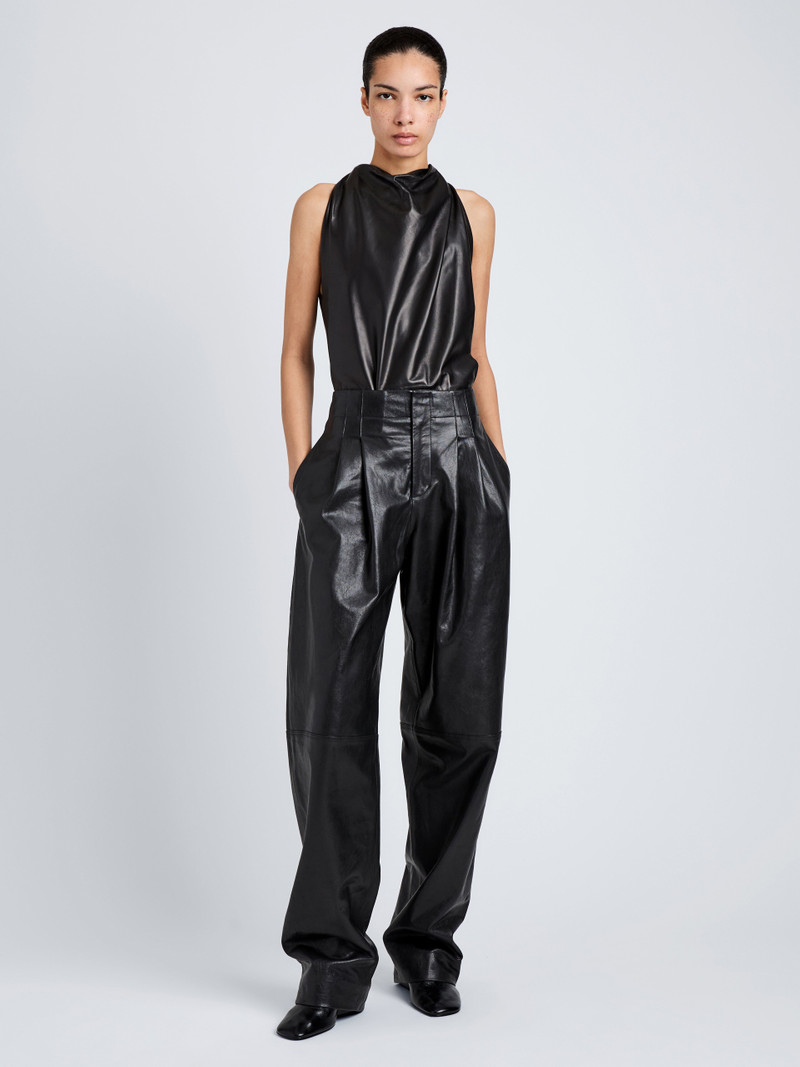 Proenza Schouler Iza Top in Classic Nappa outlook