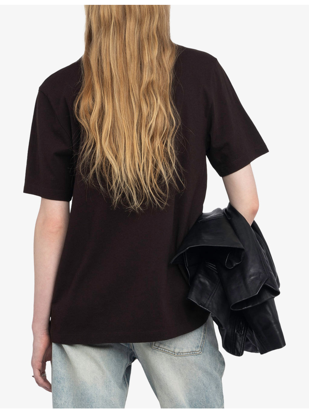 Edwin Rhinestone-Embellished Cotton-Jersey T-Shirt - 4