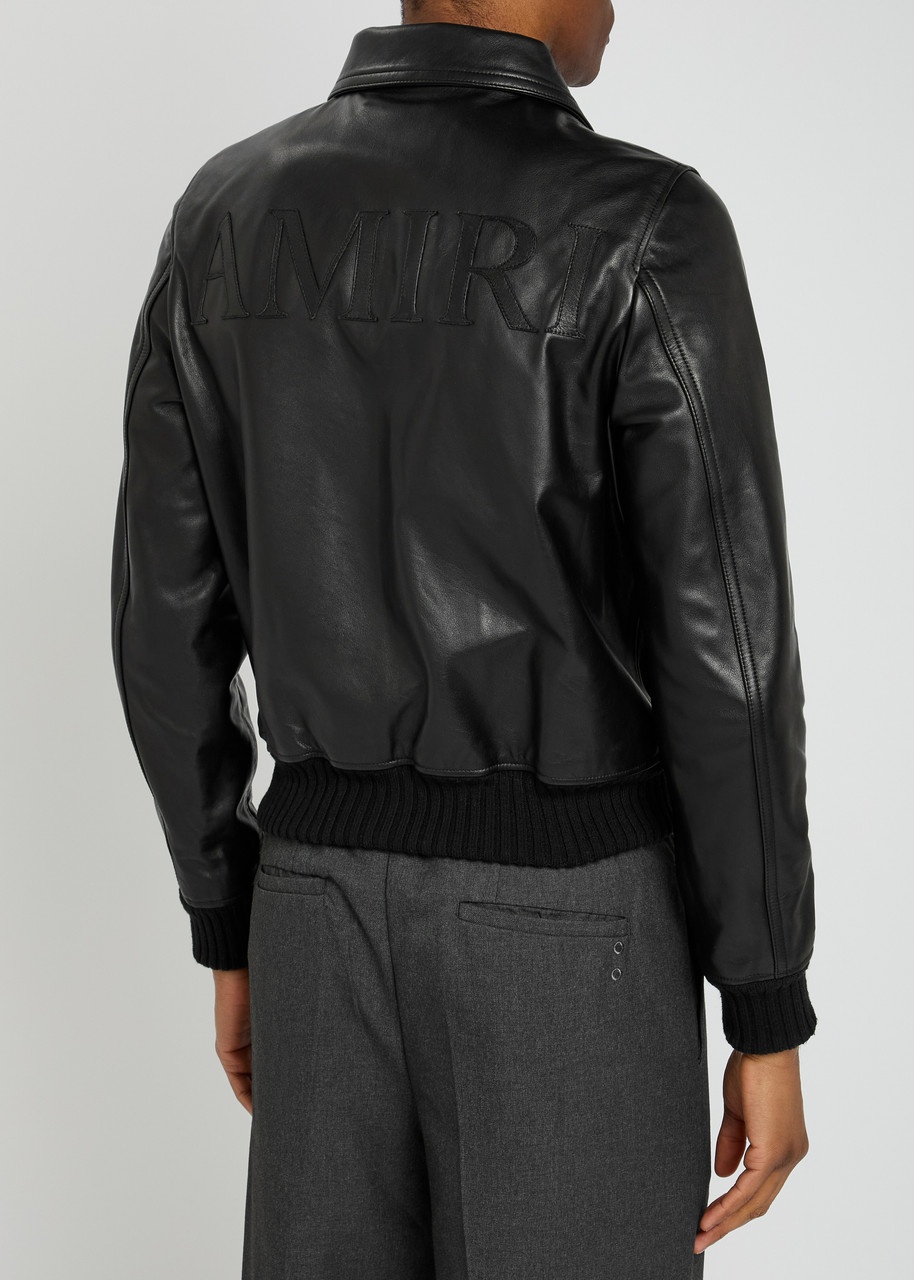 Amiri Blouson Leather Jacket - 3
