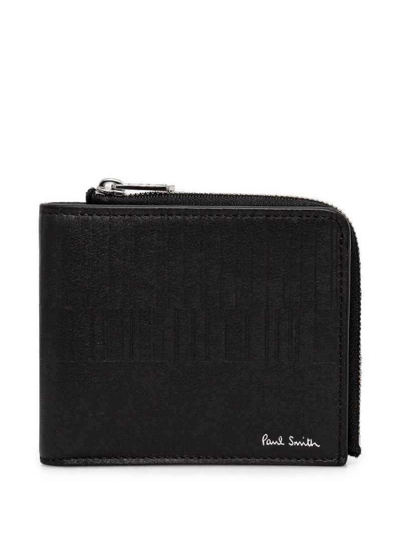 Paul Smith logo-print zip wallet outlook