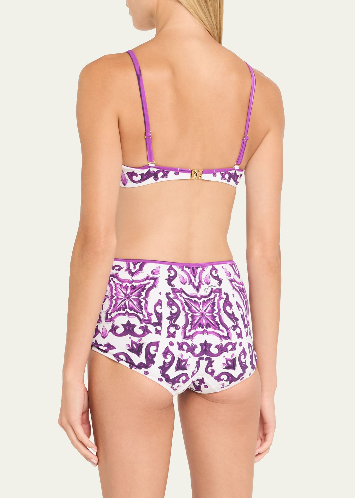 Majolica-Print Balconette Two-Piece Swimsuit - 3