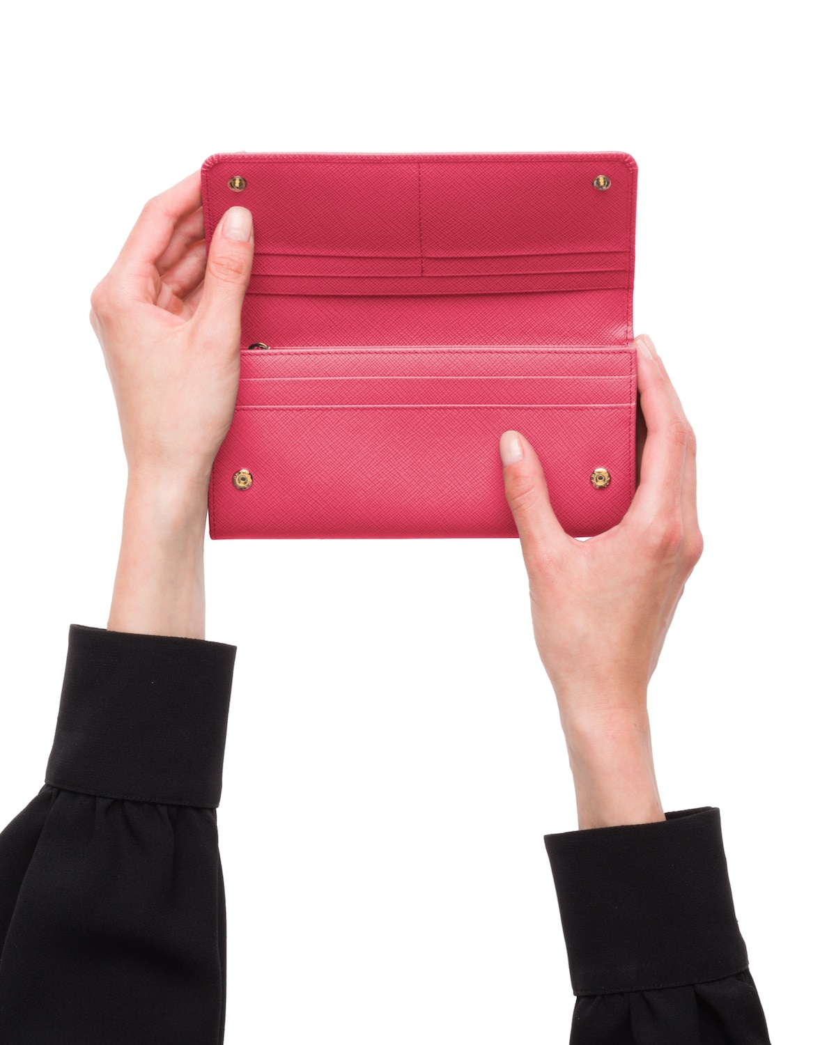 Large Saffiano Leather Wallet - 6
