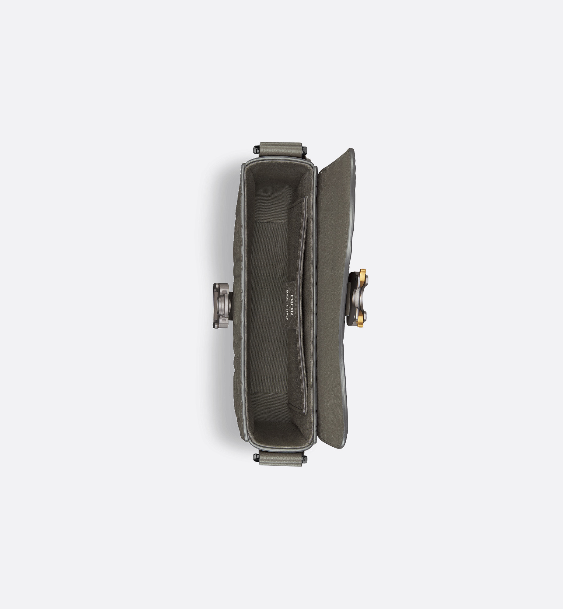 Small Saddle Messenger Bag with Flap - 4