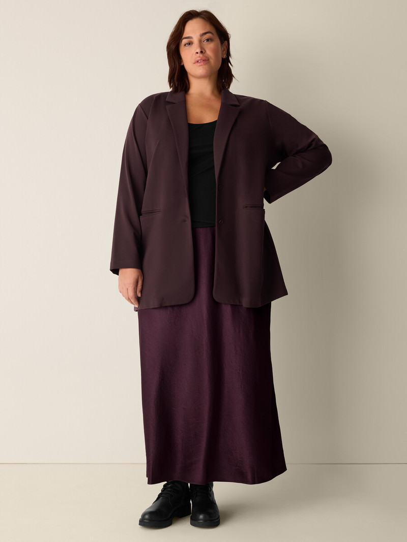 Washable Flex Ponte Long Blazer 6