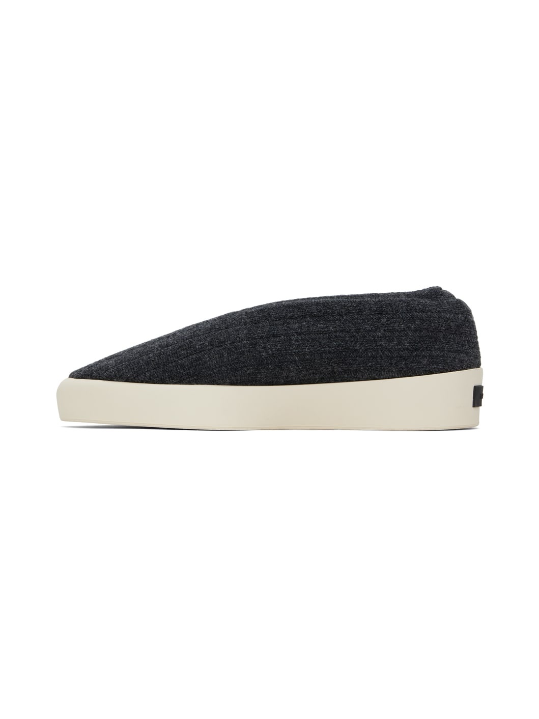 Black Moc Knit Low Sneakers - 3
