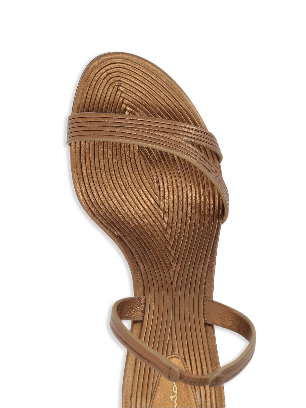 85mm leather sandals - 4