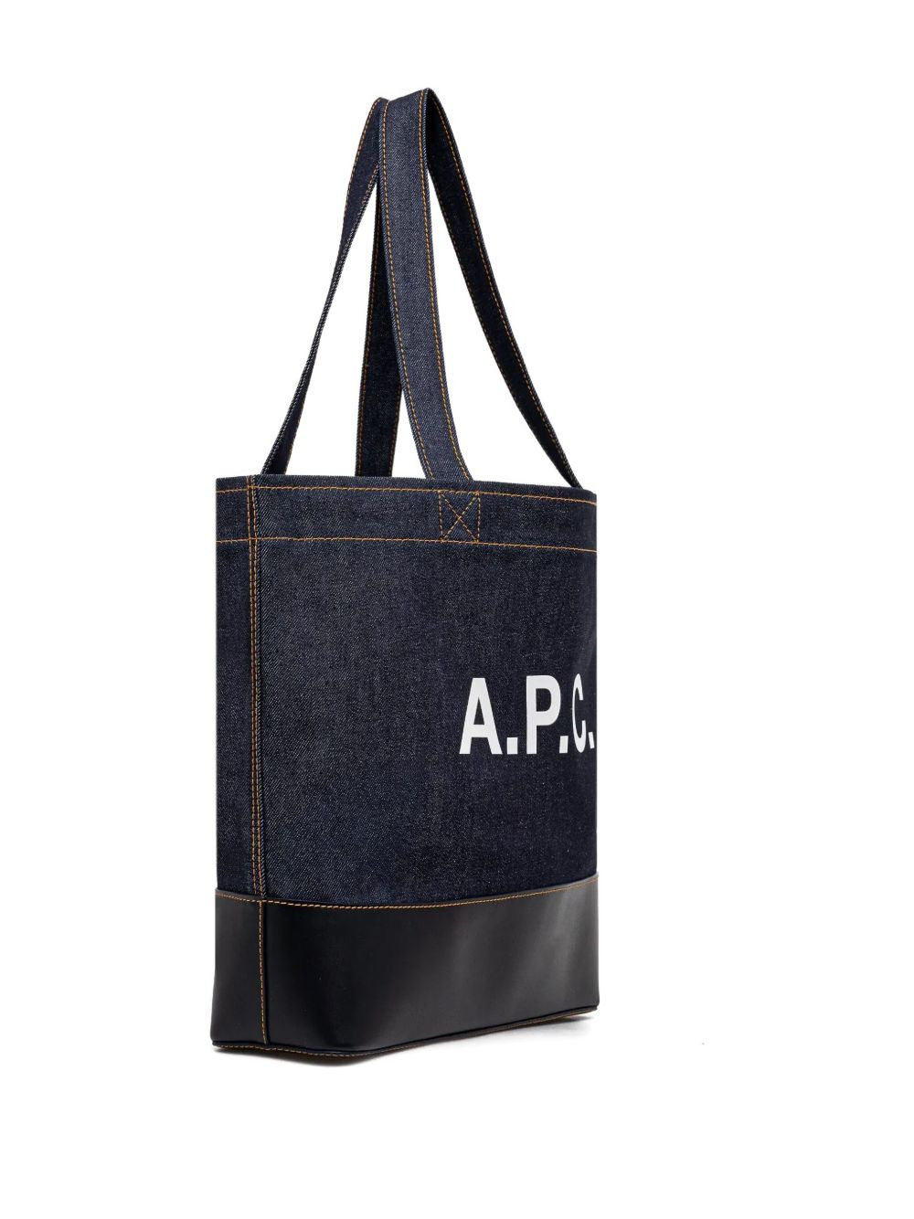 large Axel denim logo tote bag - 2