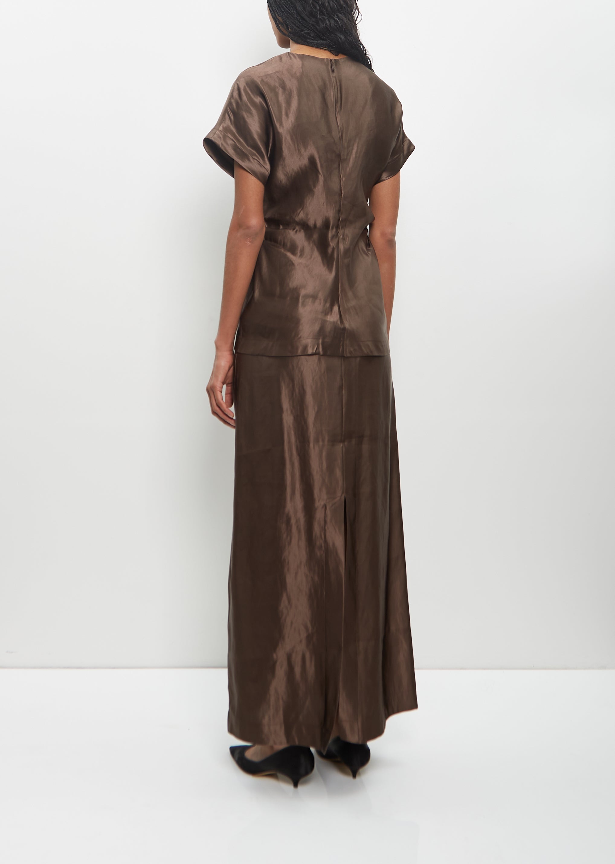 Linen Silk Pero Fitted Blouse - 3