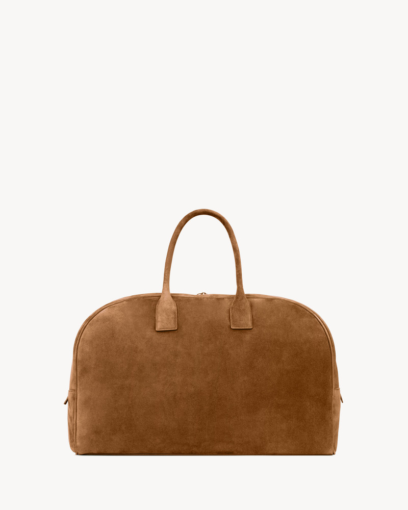 SAINT LAURENT GIANT BOWLING DUFFLE IN SUEDE outlook