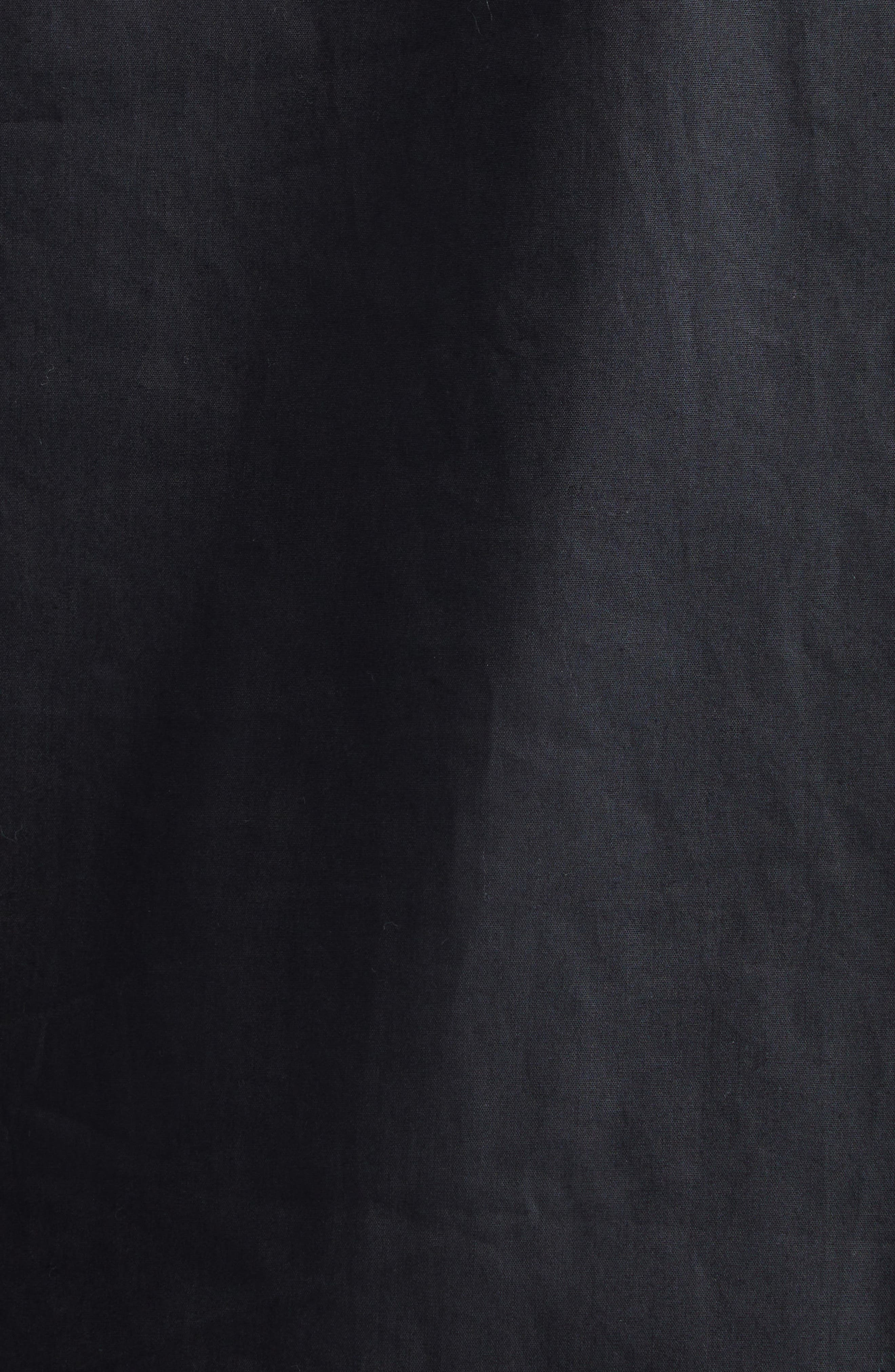 Diotima Tab Embroidered Cotton Poplin Button-Up Shirt in Black at Nordstrom - 7