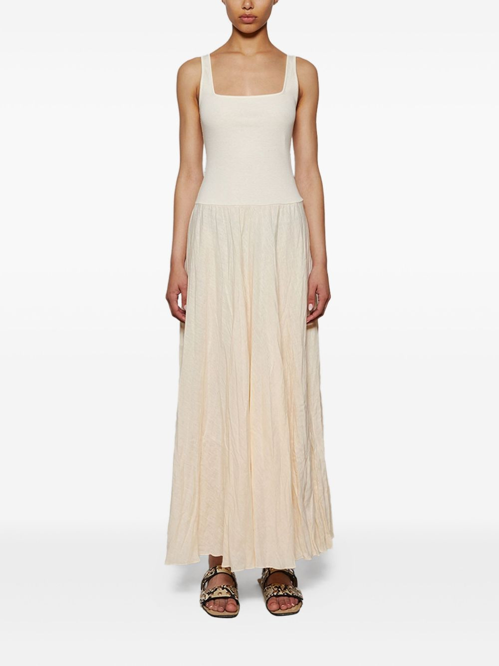 Mariner square-neck maxi dress - 2