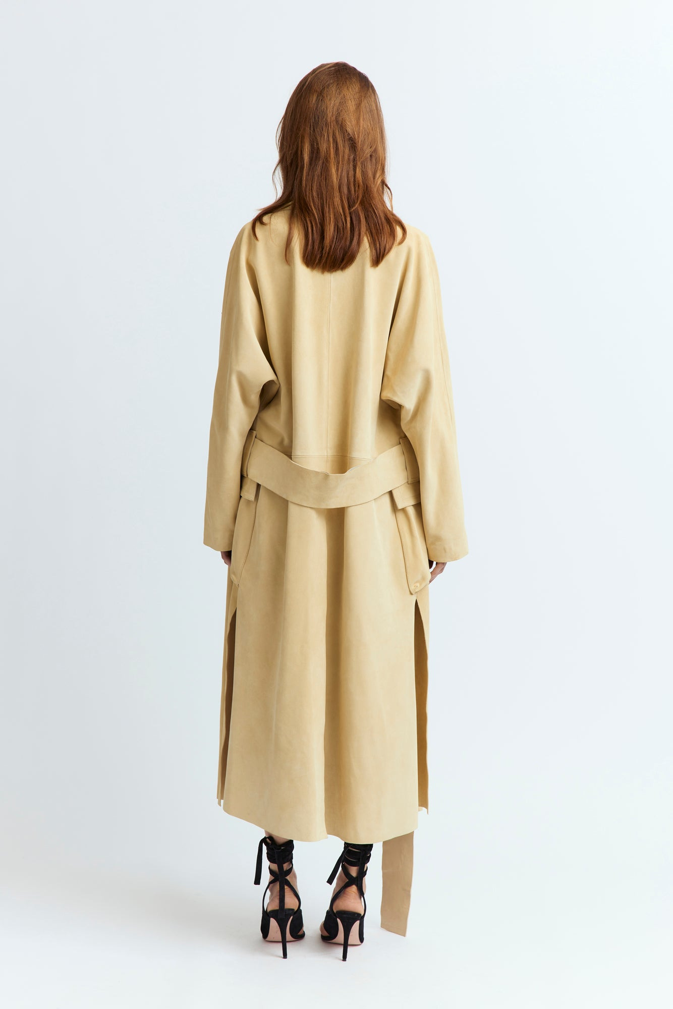 CINZIA COAT IN SUEDE - 6