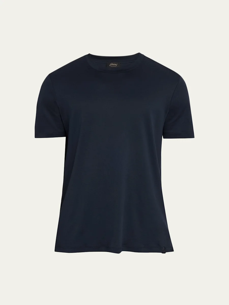 Men's Sea Island Cotton Crewneck T-Shirt - 1