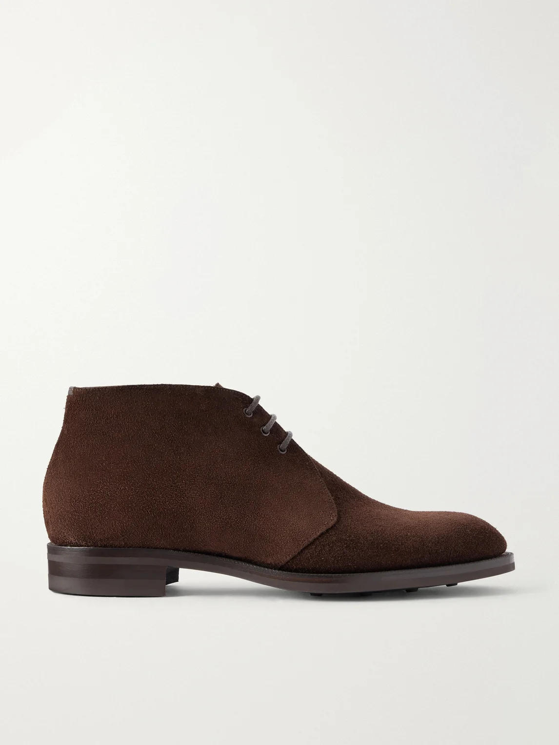 Lanark Waxed-Suede Desert Boots - 1