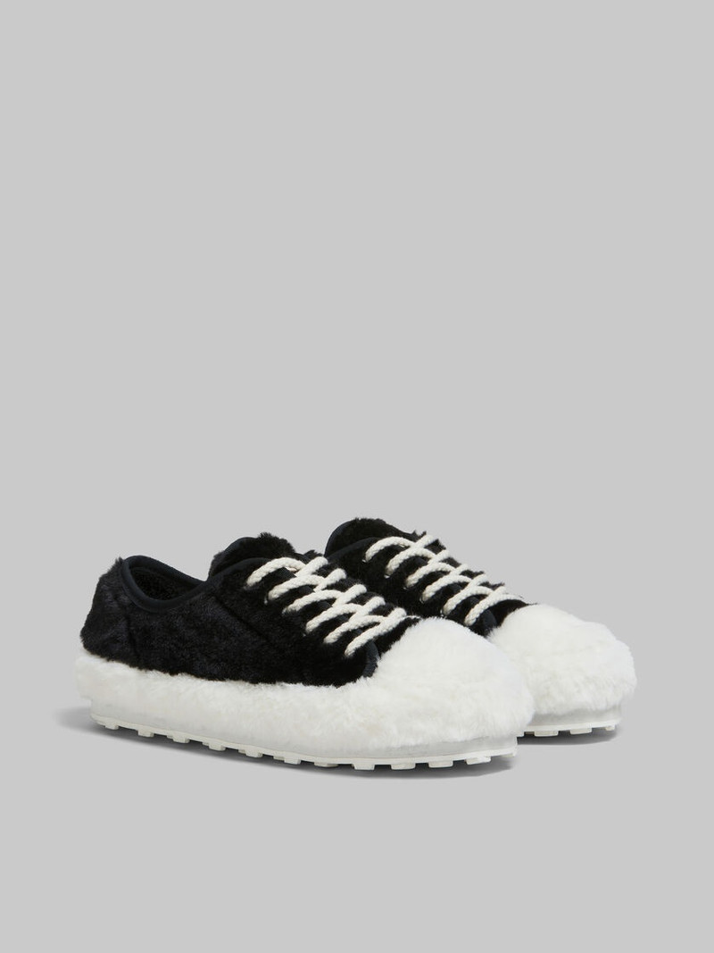 Marni BLACK TEDDY TENNIS SNEAKER outlook