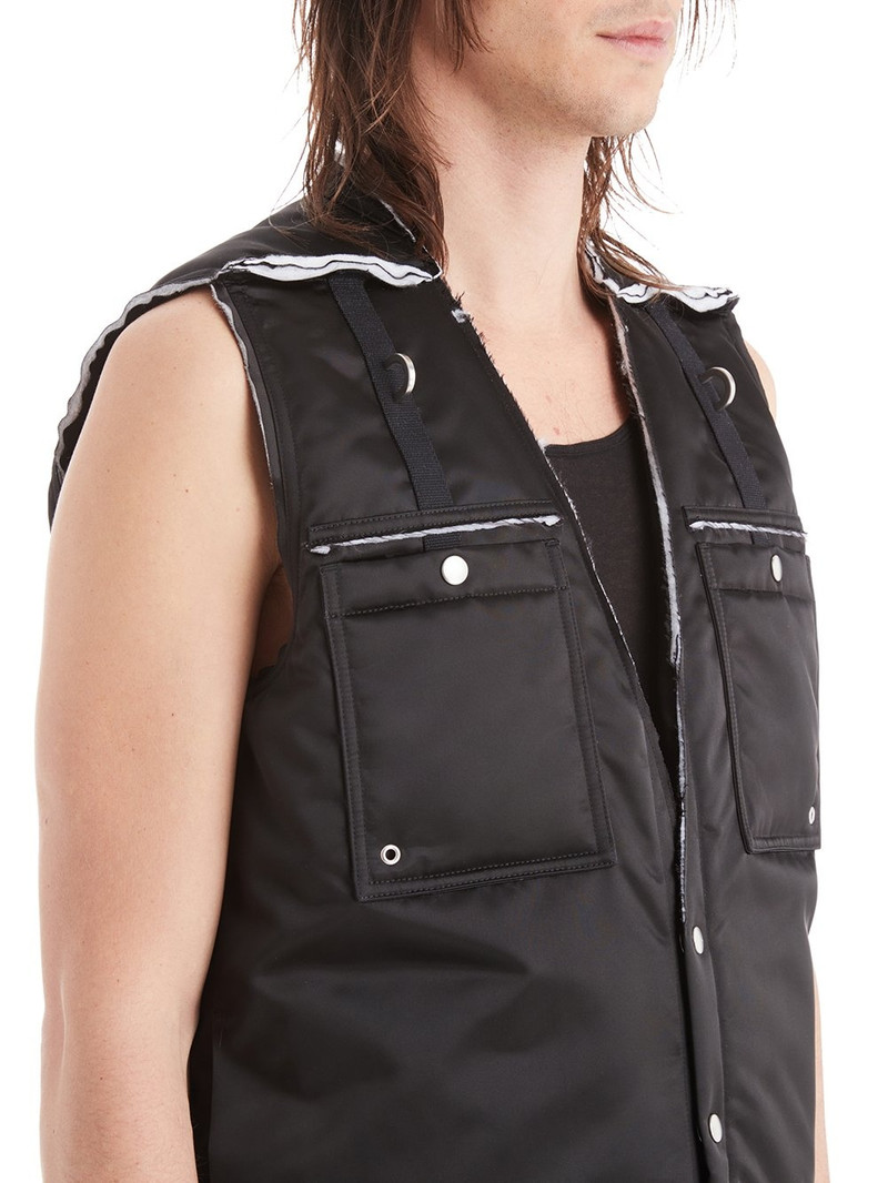 Black Outershirt Liner Vest 6