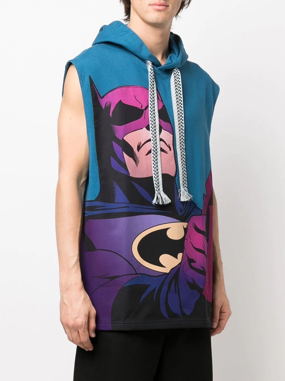 x Batman graphic-print sleeveless hoodie - 3