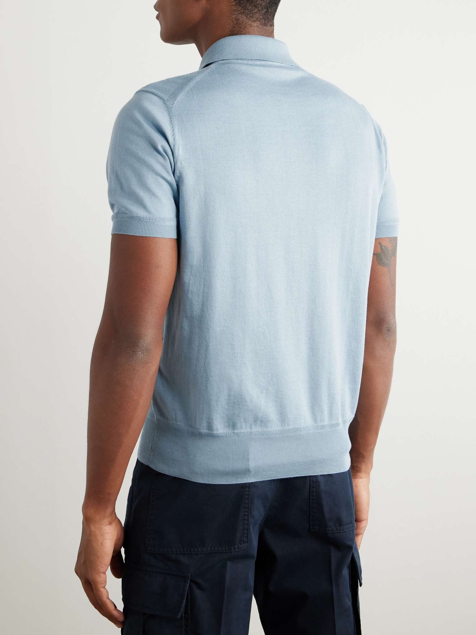 Slim-Fit Cotton Polo Shirt - 3