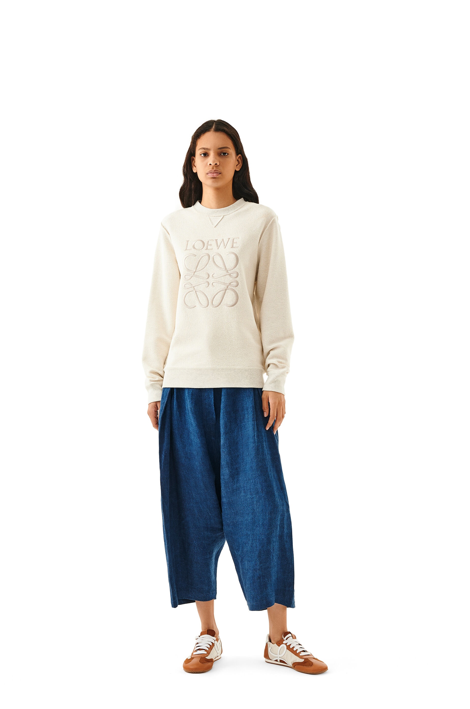 Anagram embroidered sweatshirt in cotton - 2