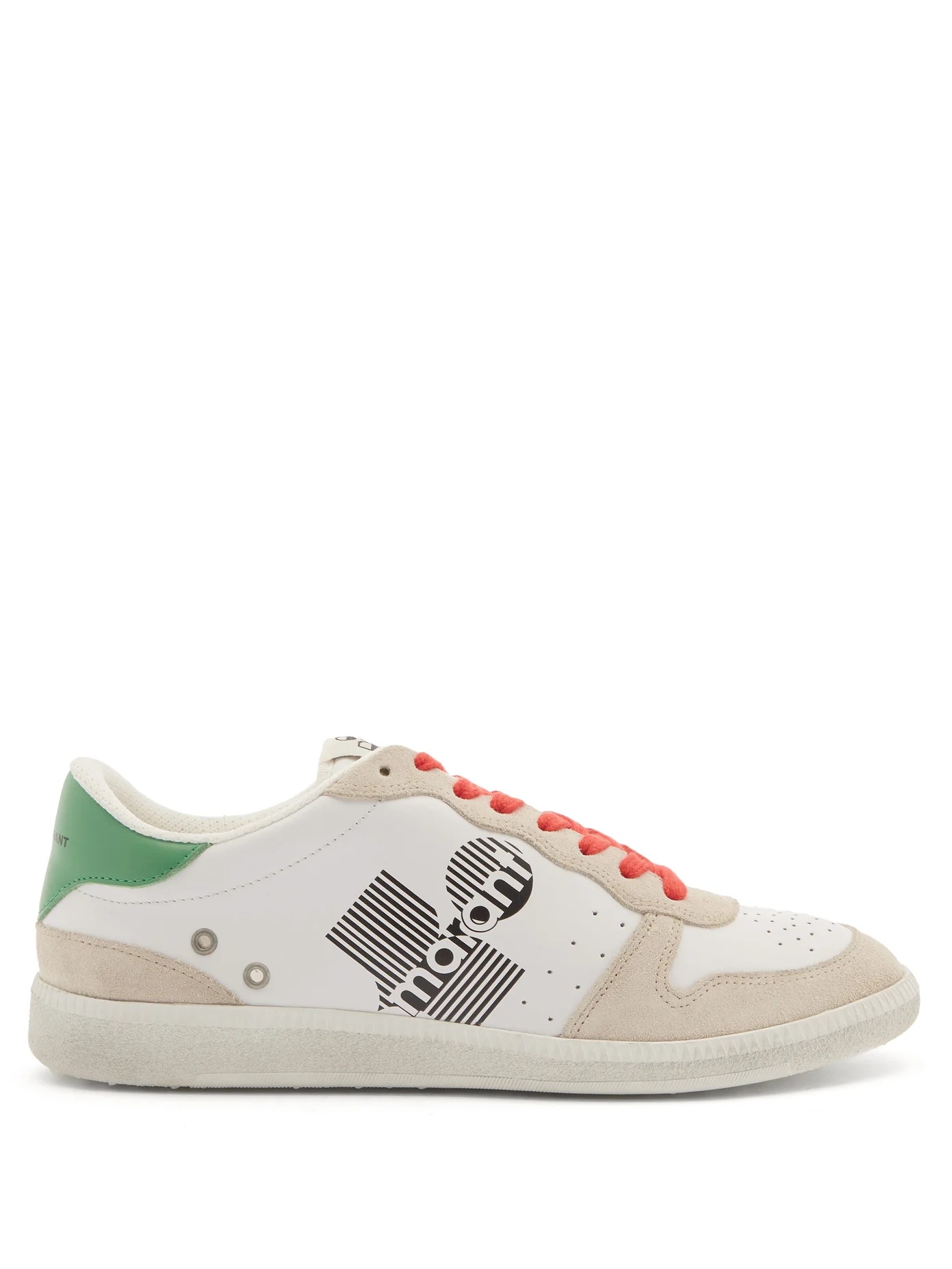 Bulian logo-print leather trainers - 1