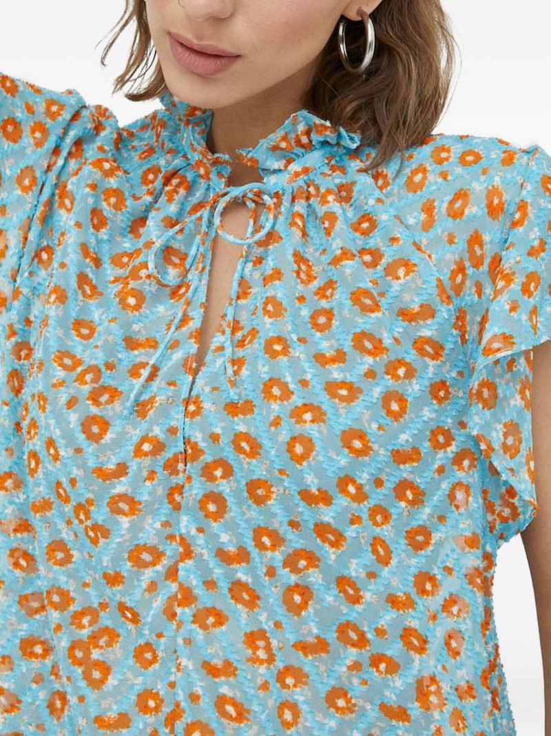 ruffled floral top 4