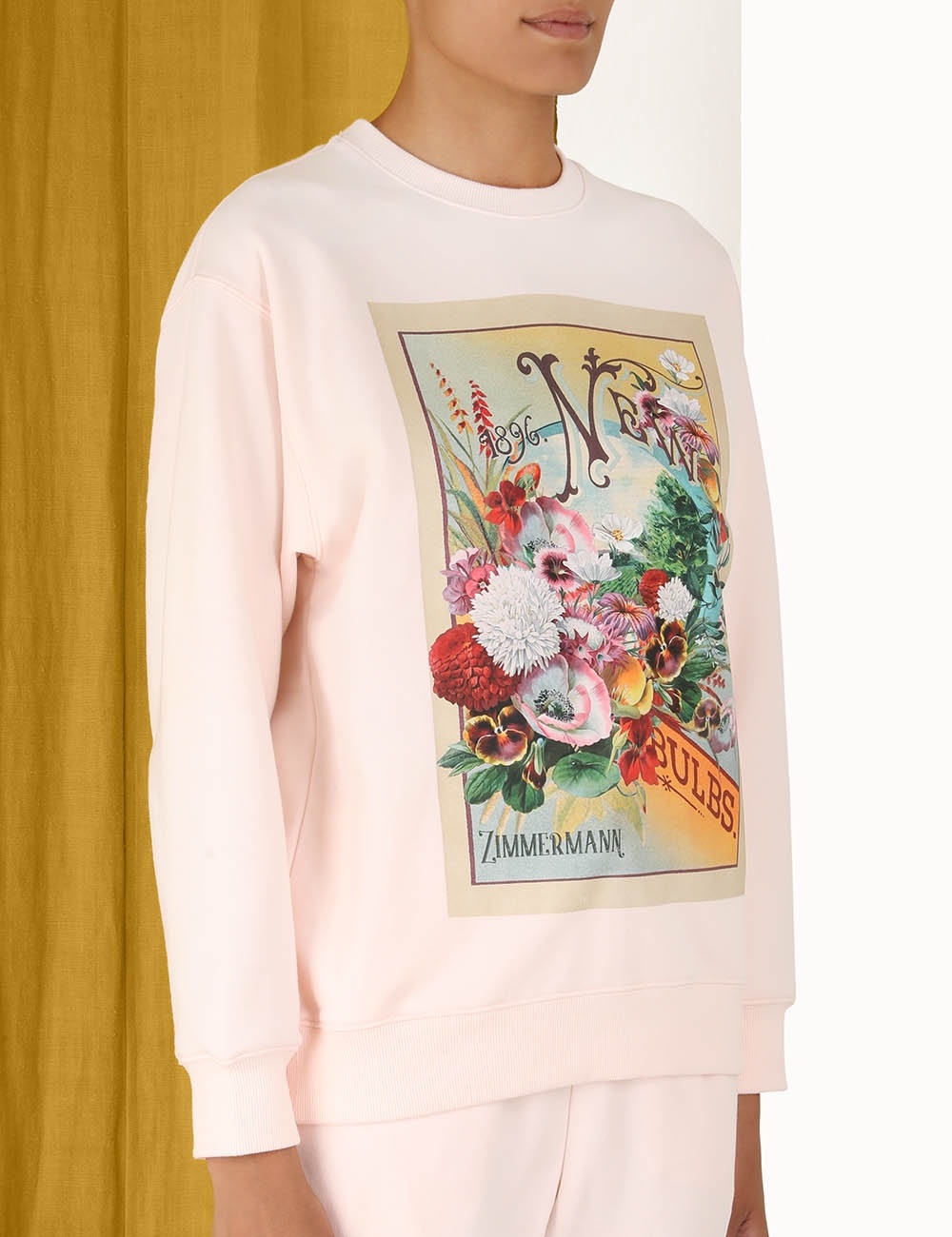 PRINTED CREW NECK SWEATER - 5