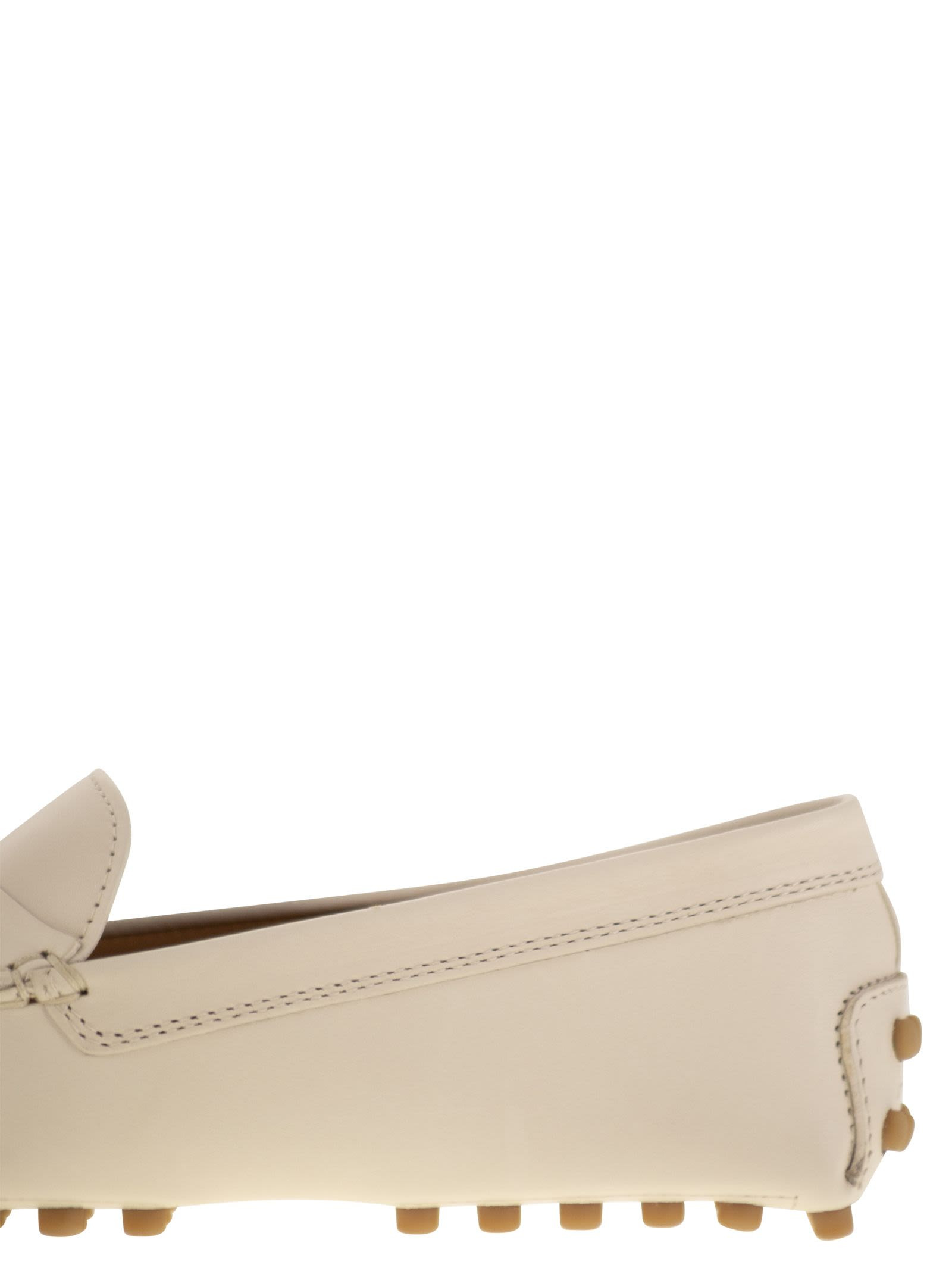 Tod's Women Leather Moccasin Rubber Sole - 7