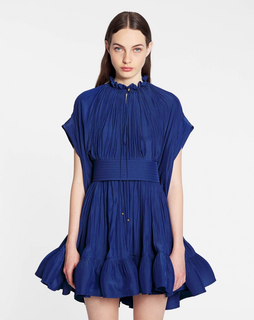 SHORT CHARMEUSE DRESS - 3