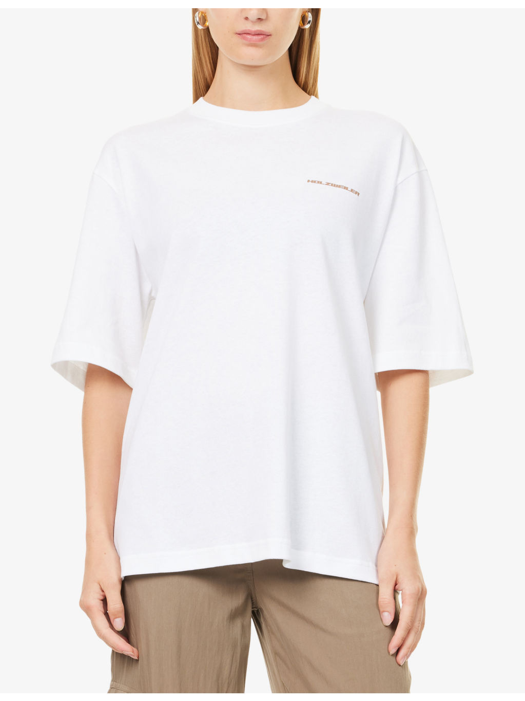 Ranger Sunflower-Embroidery Cotton-Jersey  T-Shirt - 3