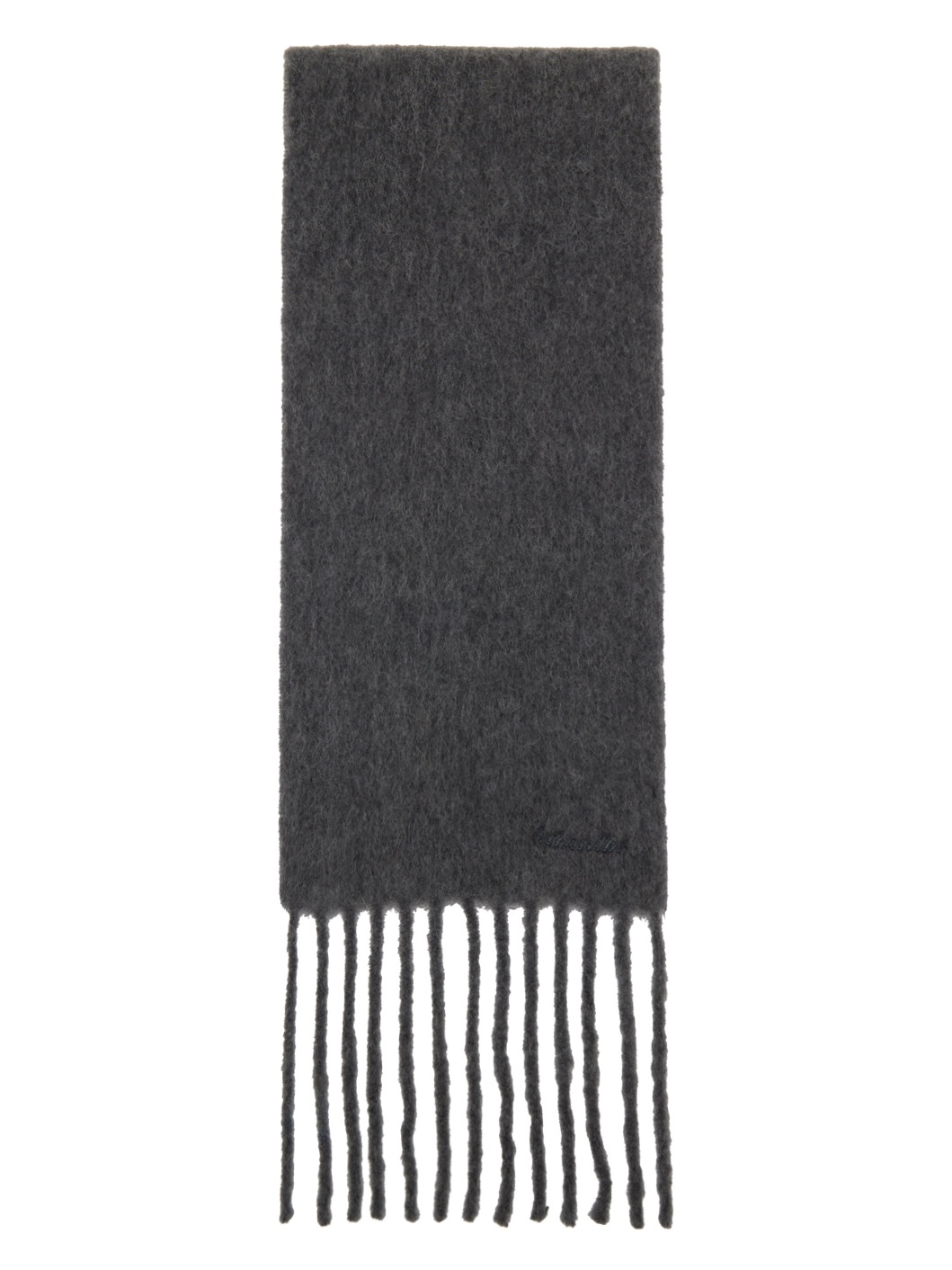 Gray Aster Solid Scarf - 1