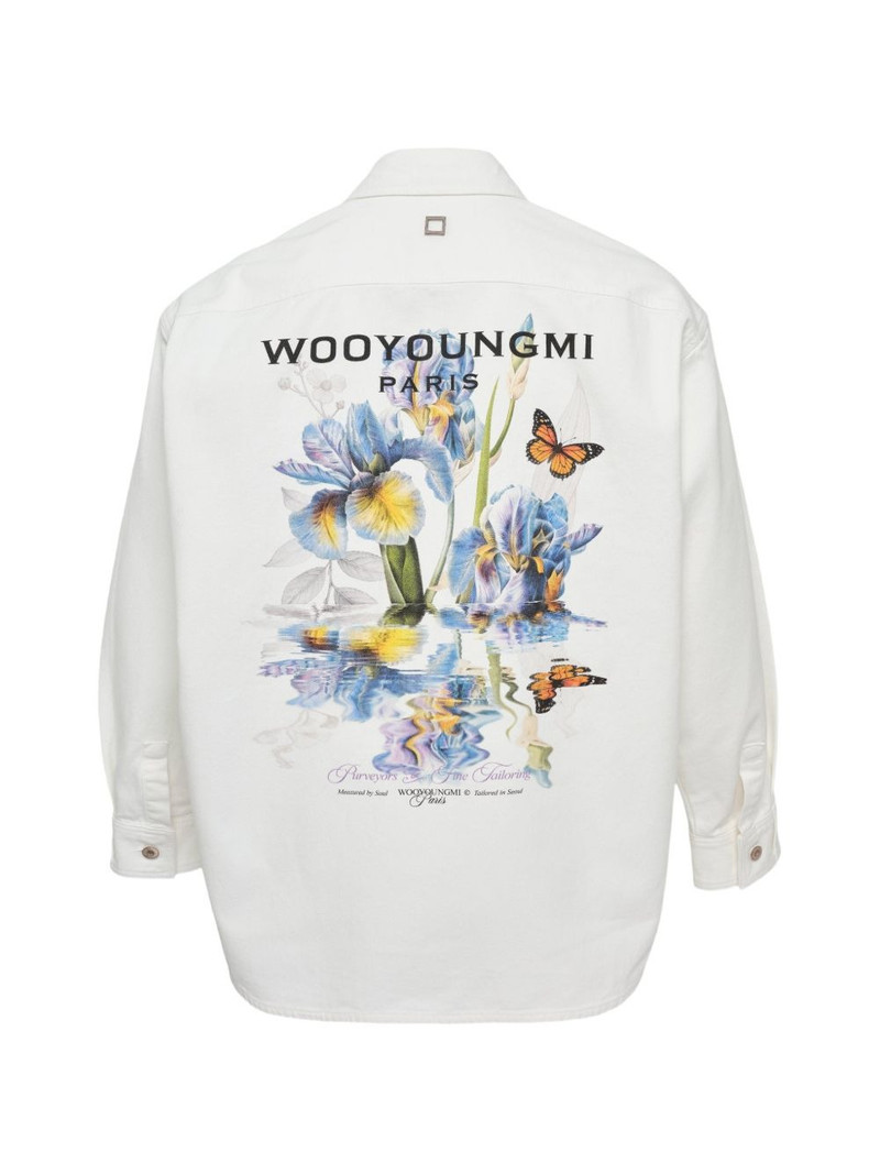 Wooyoungmi Shacket back floral-print jacket outlook