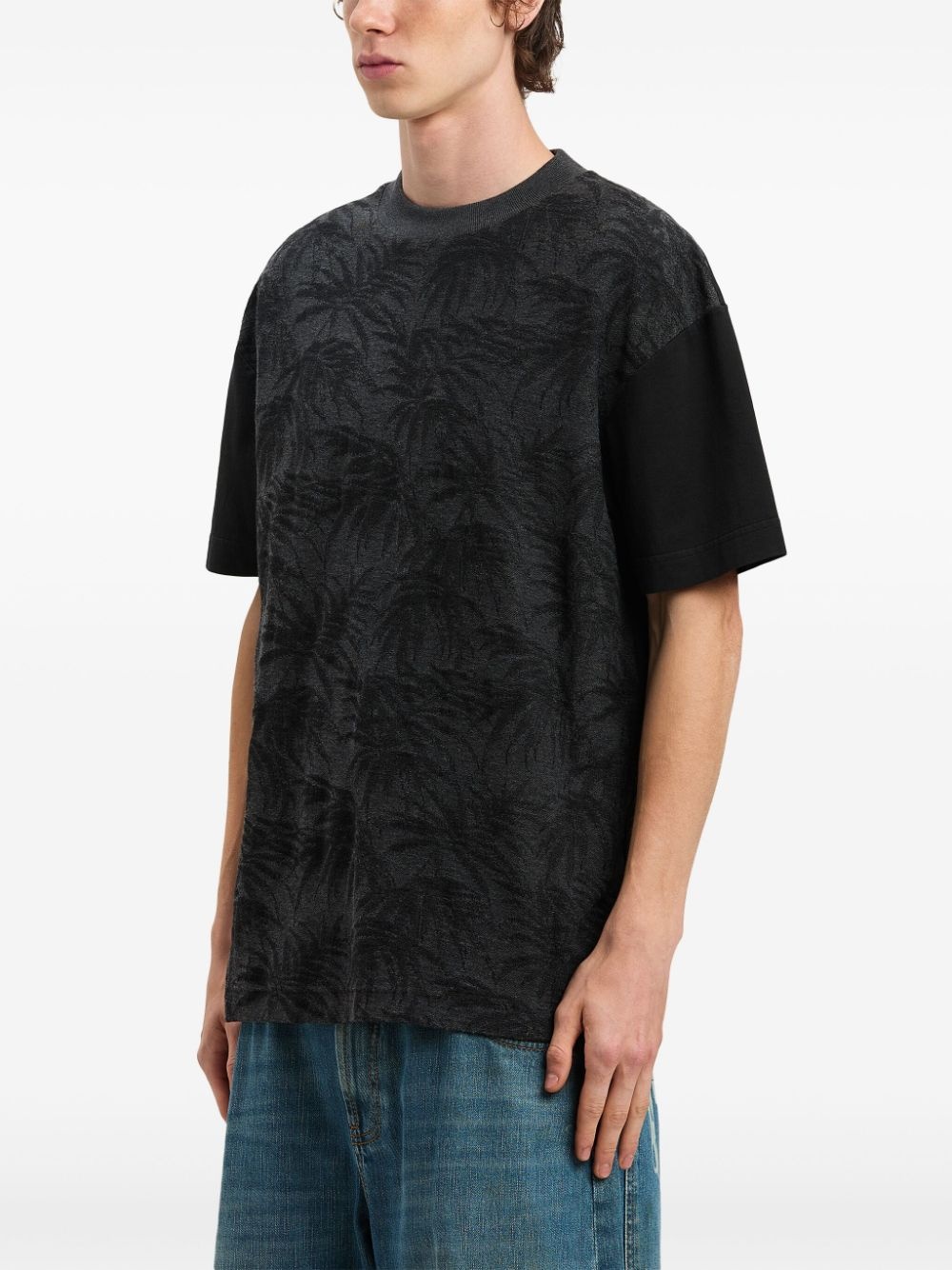 Palms curved logo t-shirt - 4