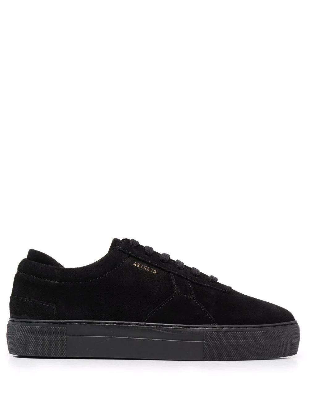 Platform suede low-top sneakers - 1