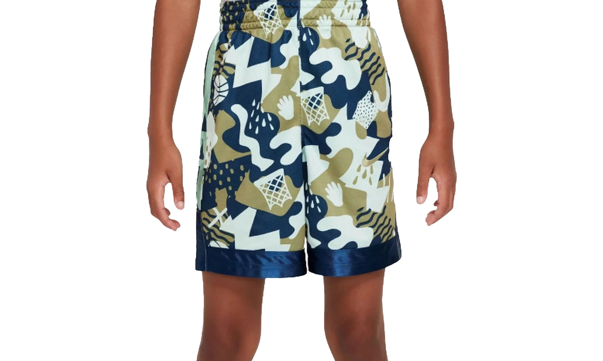 Dri‑Fit Elite Basketball Shorts GS "Urban Camo" DQ8809 334 - 1