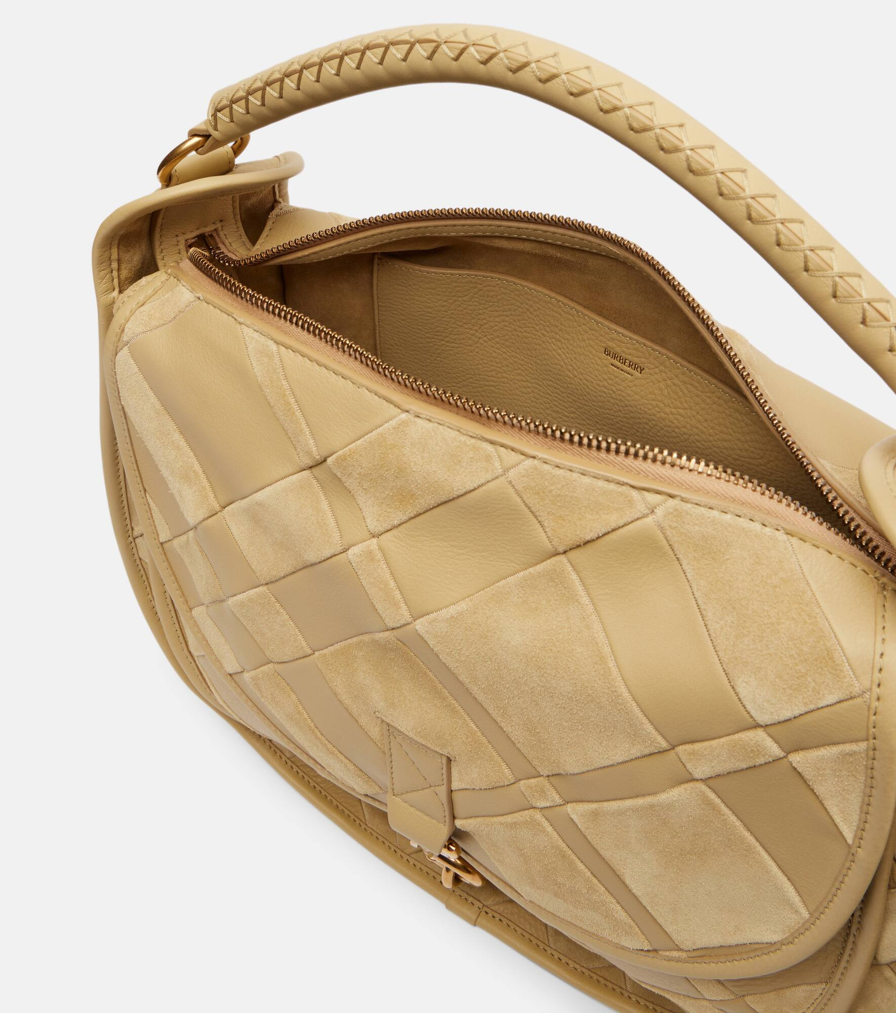 Medium leather shoulder bag - 3