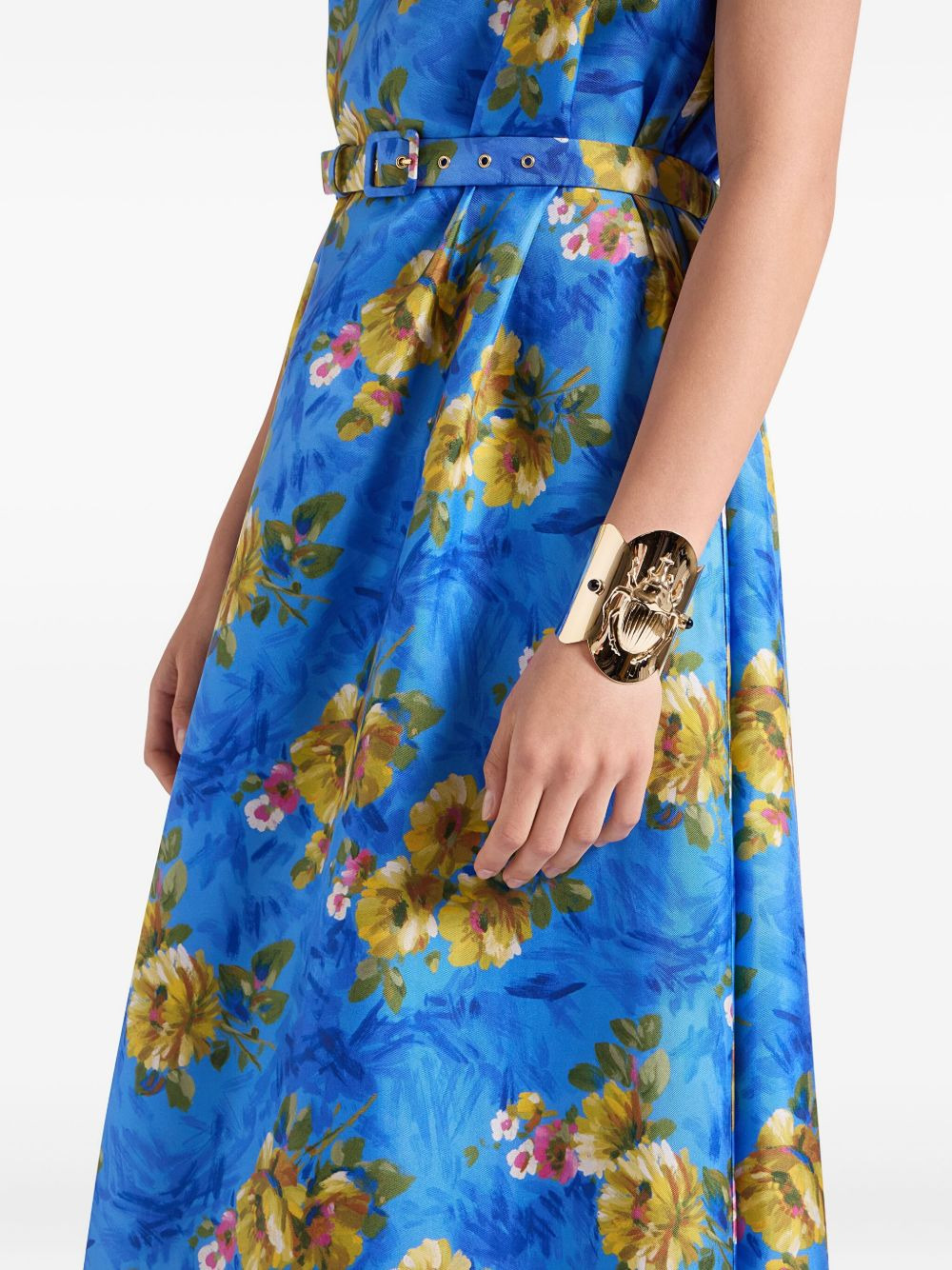 scarab-beetle cuff bracelet - 4