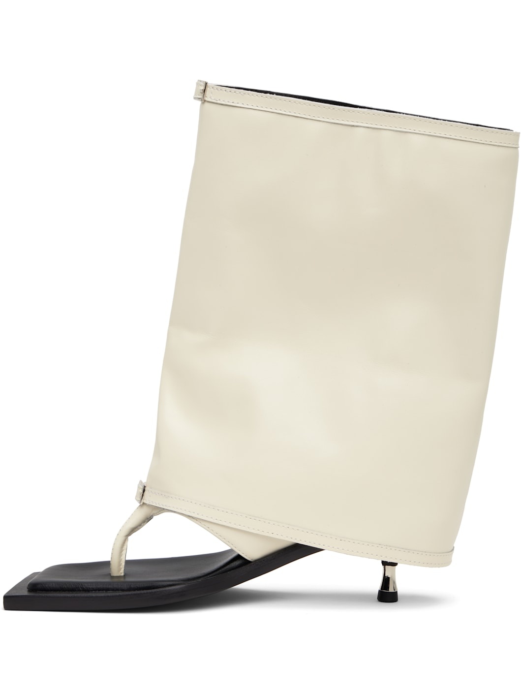 Off-White Kaia Stiletto Cropped Trouser Heeled Sandals - 3
